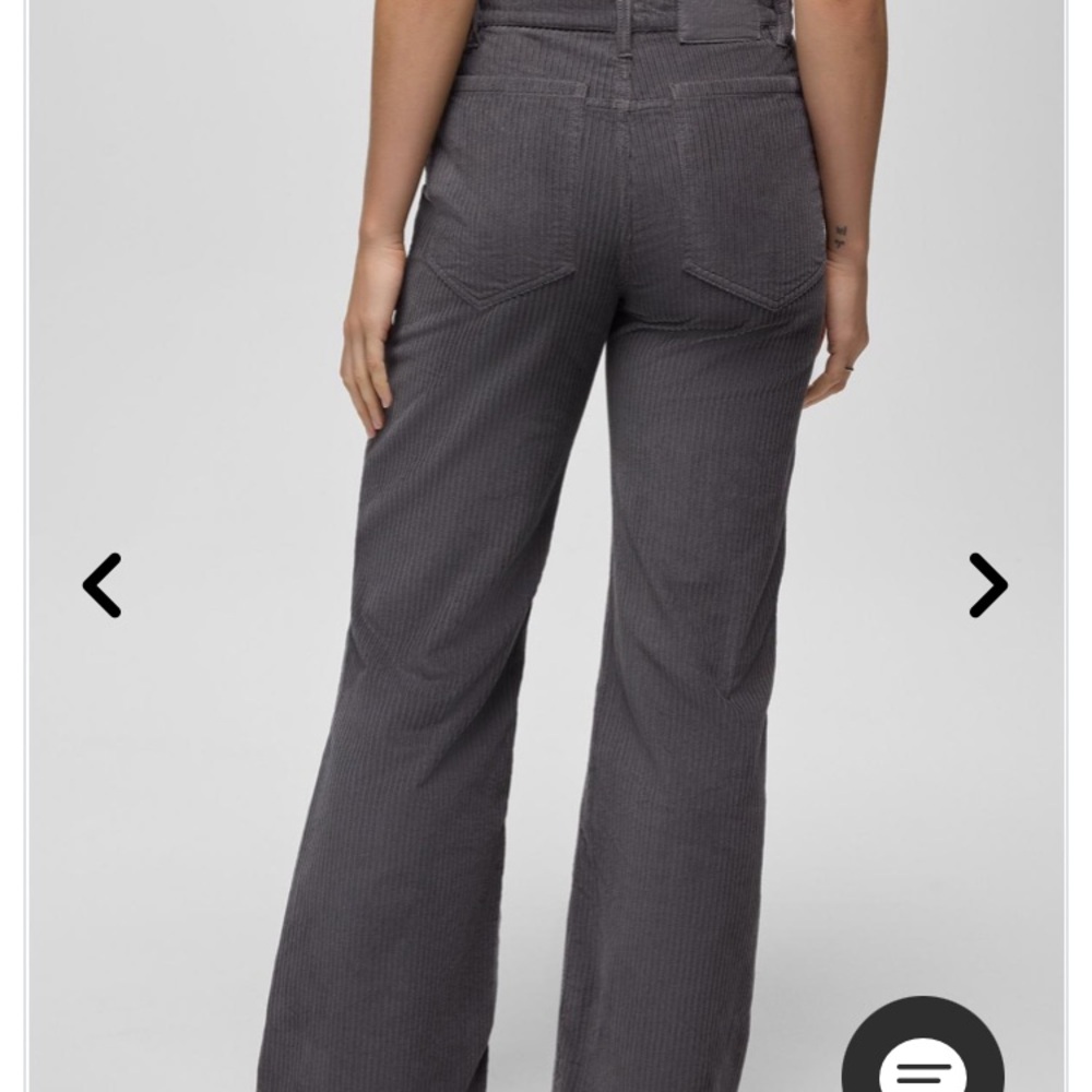 Prana Charcoal Corduroy Pants - Picture 2 of 6